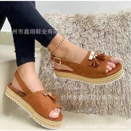 Summer Women Sandals Gladiator Ladies Hollow Out Wedges Buckle Platform Casual Shoes Female Soft Beach Shoes Zapatos De Mujer