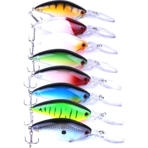 HENGJIA 8pc Good Quality Crankbait 10.5cm 18g Professional Baits Minnow Fishing Lure Wobblers isca artificial pesca Hook