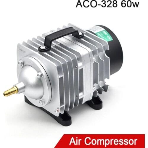 WaveTopSign-compresseur d'air électrique magnétique, 60W, pour Machine de découpe et gravure avec Laser CO2 ACO-328