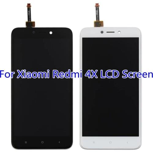 Original For Xiaomi Redmi 4X LCD Screen Display+Touch Panel Digitizer Frame For Redmi 4X Display Support 10 Touch