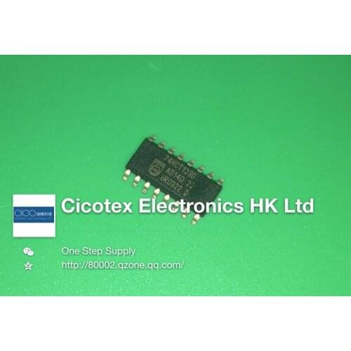 10pcs/lot 74HCT123D SOP16 IC MULTIVIBRATOR RETRIG 16SOIC