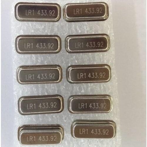 10pcs/lot F11 R433A 433M SAW crystal resonator strip 4P 75K gold-plated LR1 433.92