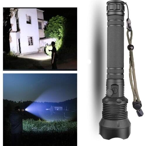 2000LM XHP70 LED Flashlight Powerful XLamp USB Rechargeable Zoom Torch 18650 26650 Hunting Lamp Self Defense Lamp Free Shipping