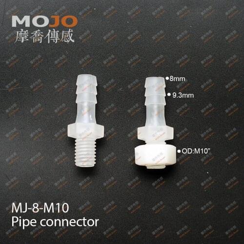 2020 Free shipping!!MJ-8-M10 straight nozzle connector (10pcs/lots)