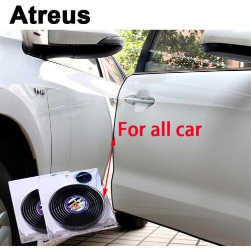 Atreus 3\5m Car Styling Door Edge Anti-collision Crash Strip Stickers For Porsche 911 Cayenne Macan tools Holder Accessories
