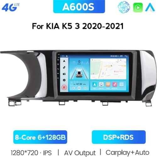 8 Core 6+128G IPS DSP Android 10 FM AM For Kia K5 3 III 2020-2021 Car Radio Multimedia Player Navigation GPS Stereo No 2 DIN DVD