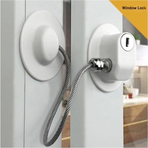 4 Pcs/Set Child Safety Window Connector Multifunctional Safety Window Lock Prevent Falling Protection Baby Cabinet Blockers