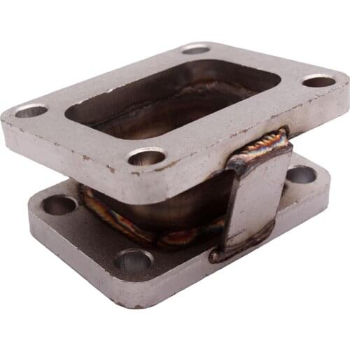 Cast Iron Turbo Adapter Flange for T3 to T4 Turbocharger W/ 15degree