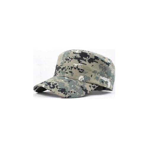 Digital Camo Cap Casquette Camouflage Hats For Men Flat Cap Blank Plain Camo Hats Army Military Outdoor Baseball Cap