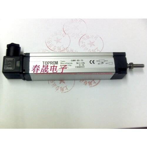 Linear displacement sensor precision type 5K linear 0.5% long 75MM push and pull linear potentiometer