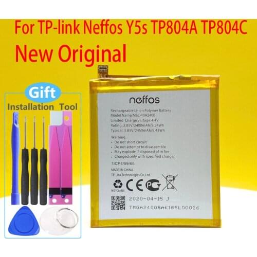 NBL-40A2400 Battery For TP-link Neffos Y5s TP804A TP804C Mobile Phone NEW 2400mAh Battery In Stock