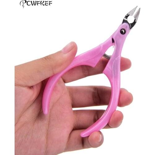 1Pc Nail Art Tool Nail Cuticle Nippers Clipper Edge Cutter Shear Manicure Trimmer Scissor