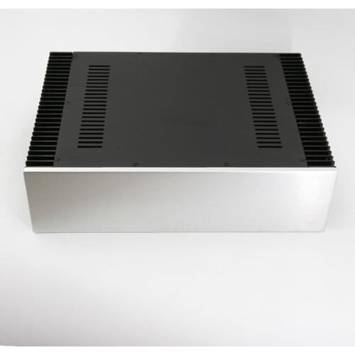 KYYSLB 430*90*308MM Amplifier Chassis DIY Box Standard Version BZ4309 Cooling All Aluminum Amplifier Case Shell on Both Sides
