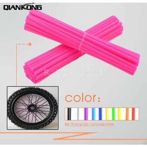 Motorcycle Dirt pit Bike Wheel Rim Spoke Skin Cover Wrap Tube Protector for HONDA CRF450R CRF250X CRF450X CRF230F SL230