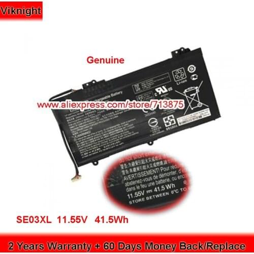 Genuine SE03XL TPN-Q171 Battery for HP Pavilion 14 14-AL108TX 14-AL106NA 14-AL061NR 14-AL101NX 14-AL174NO 849908-850 TPN-Q171