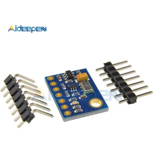 DC 3V-5V MS5611-01BA03 GY-63 MS5611 Atmospheric Pressure Sensor Module Board IIC I2C SPI Interface 24-Bit AD PCB For Arduino