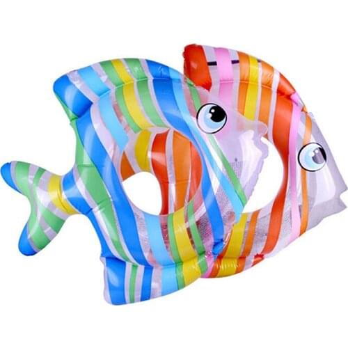 Swimming pool baby children swimming ring tropical fish life buoy floating ring safe swimming training inflatable life buoy