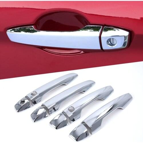 Fit For Mitsubishi Eclipse Cross 2017 2018 2019 Car Styling ABS Chrome Matte Door Handle Cover Trims Decoration Auto Accessories