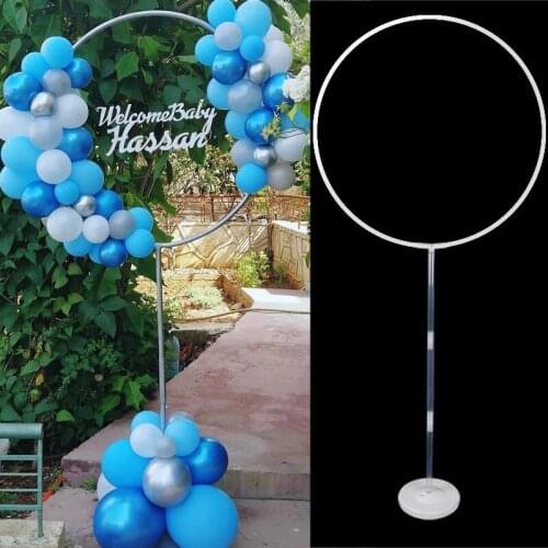Balloon Stand Arch Balloons Ring Stand Wide Circle Balloon Column Base Plastic Poles Balloons Arch Birthday Wedding Decorations