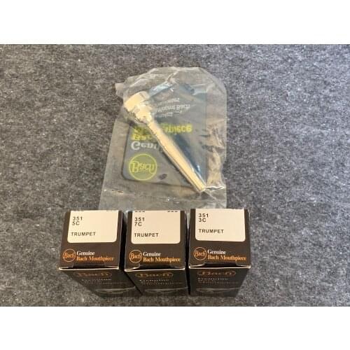 Factory Direct Sales Original Professional De Xin Trumpet Mouthpiece 351 5C 7C Silver Plated Accessories