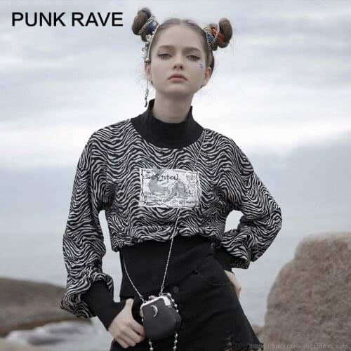 Женские осенние толстовки PUNK RAVE China At AliExpress
