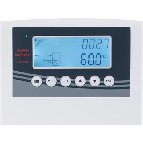 SR1535 Controller for Solar Water Heaters Outdoor use,IP43 Suitable for separated pressurized solar system