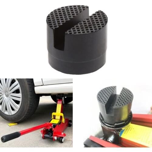 Floor Slotted Car Rubber Jack Pad Frame Protector Adapter Jacking Disk Pad Tool