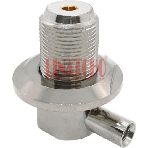 RF RG142 RG141 RG303 RG58U cable right angle screw nut UHF female SO239 car anenna connector