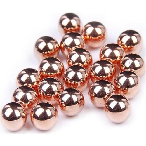 Loose 3mm-12mm Rose Gold Color No Holes Pearl DIY Plastic Imitation Pearl Bead for Garment Hand Craft Art Decoration