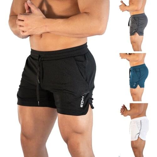 New sports shorts mens marathon running pants fitness gym quick-drying beach shorts bottoms