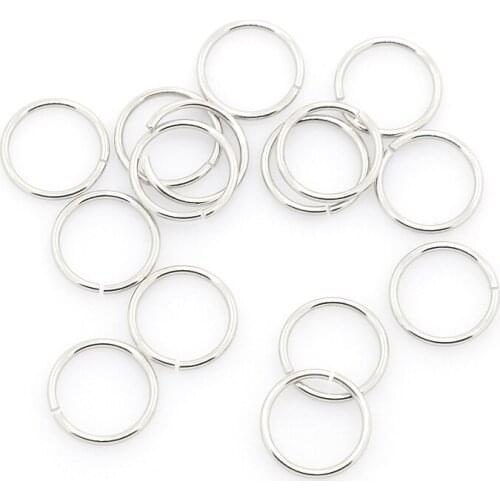 304 Stainless Steel Jump Rings Closed but Unsoldered Split Rings for Jewelry Making 5mm 6mm 8mm 9mm 10mm 12mm 14mm 16mm