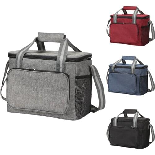 Thermal Bag Portable Lunch Bag High Capacity Lunch Box Waterproof Tote Cooler Handbag Bento Picnic School Food Storage Bags