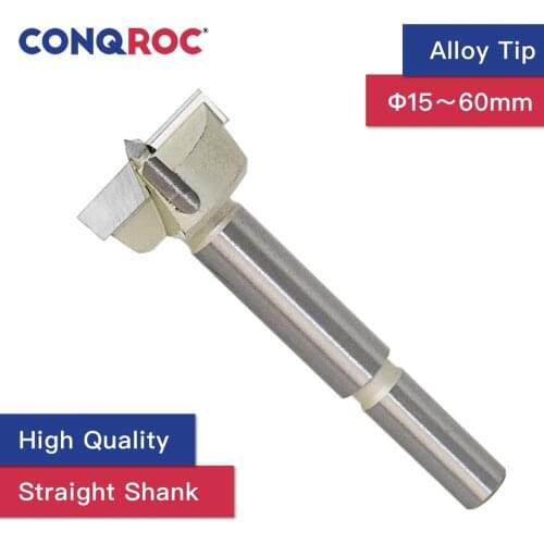 Carbide Forstner Drill Bit Wood Hole Saw Cutter Alloy Tip Hinge Open Straight Shank Woodworking Drill Bit