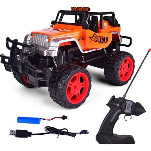 1:12 30CM High Speed 4 Channels RC Car Remote Control 4WD SUV Colorful Glowing Wheels Shock Absorption Model Toy Gift for Boys