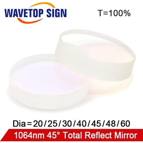 WaveTopSign 1064nm 45Degree Total Reflect Mirror 20*4mm 36*2mm 30*3mm 40*3mm 45*6mm 48*3mm 60*3mm