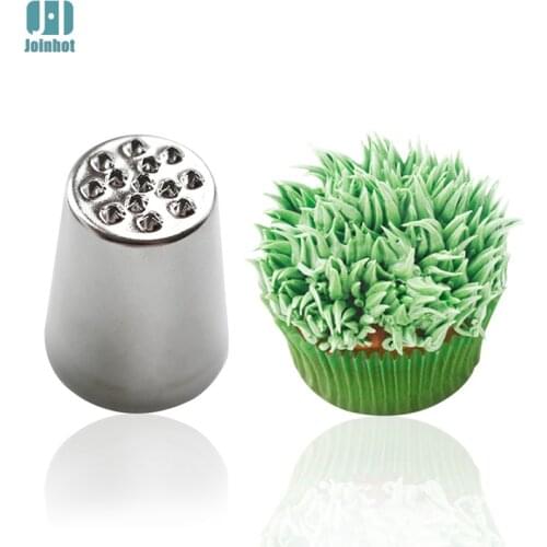 Kitchen 1pc Creative Grass Icing Nozzle Piping Tips Sugarcraft Cream Cake Cupcake Decorating Tool