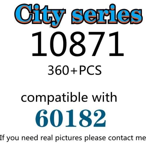 360PCS 10871 Building Block Toy City Series 60182 Assembled Building Block Childrens Toy Gifts