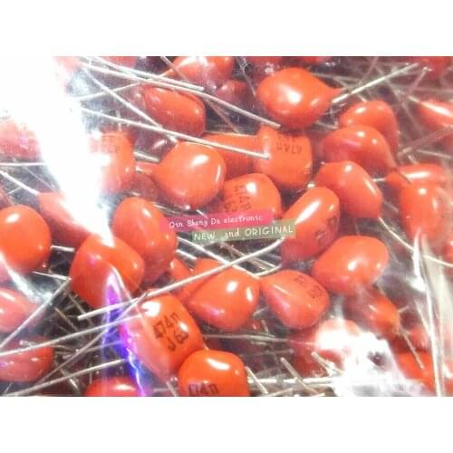 CBB film capacitor 474K 63V 0.47UF 474 P5mm