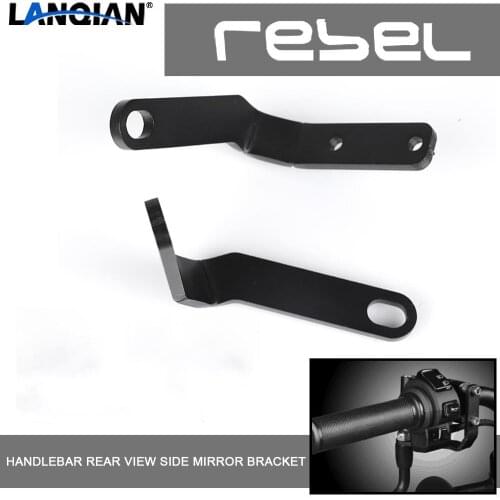 For Honda Rebel CMX 500 300 Rebel 500 300 CMX500 CMX300 2019 2020 2021 Motorcycle Handlebar Rear View Side Mirror Bracket Parts