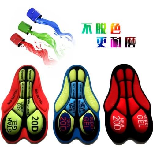 Men Women Cycling Shorts Cushion 5D 9D 12D 19D 20D Gel Pad Breathable Bicycle Short Pads Bike Clothing Cushion MTB Cushions