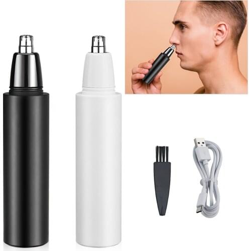 Electric Nose Hair Trimmer Men Women Ear Razor Removal Shaving Tool Face Care USB Waterproof Safe Removal Cleaner