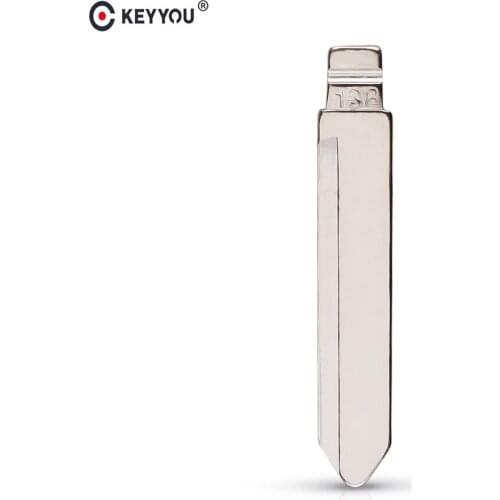 KEYYOU 1PCS Metal Blank Uncut Flip KD Remote Key Blade Type NO.138 #138