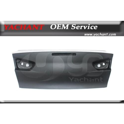 FRP Fiber Glass Trunk Boot Lid Fit For 2008-2012 Lancer Evolution EVO X EVO 10 OEM Style Rear Trunk BootLid Tailgate