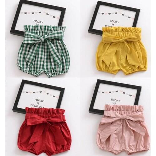 Summer Casual Newborn Baby Boy Girl Kid Loose Harem Pants Shorts Bottoms PP Bloomer Panties