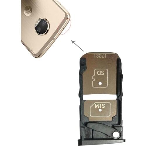 SIM Card Tray Socket Slot Holder Adapters Replacement for Motorola Moto Z2 Force SIM Card Tray + Micro SD Card Tray