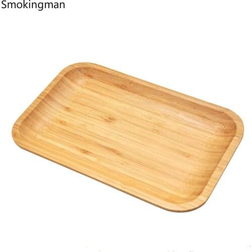 New Bamboo Cigarette tray Smoking hand-rolling console bamboo Cigarette tray rolling tray rolling cigarette tray
