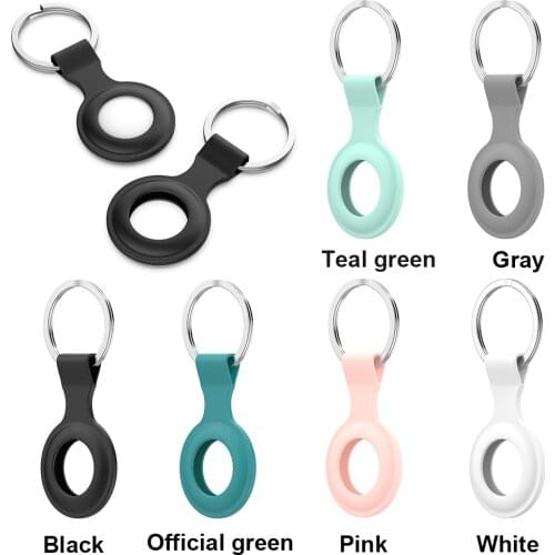 New Silicone Protective Case On For Apple Airtags Locator Tracker Cover Protective Case Full Protection Track Shell Dropshipping