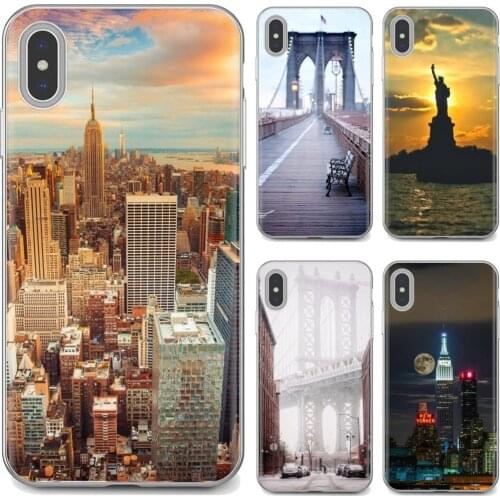 New York NYC USA Statue Of Liberty For iPhone iPod Touch 11 12 Pro 4 4S 5 5S SE 5C 6 6S 7 8 X XR XS Plus Max 2020 Silicone Cover
