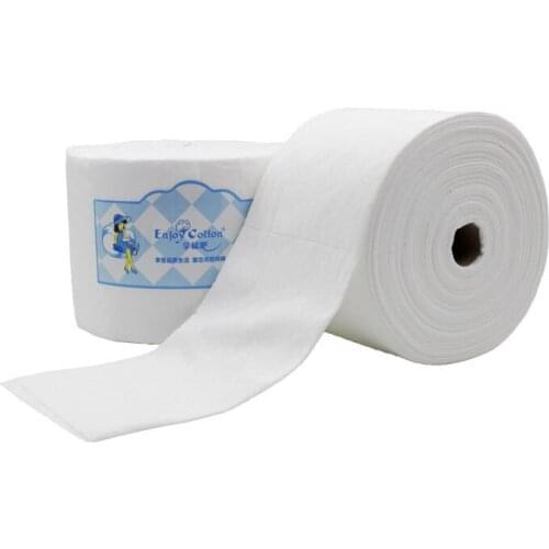 Disposable Beauty Towel Washcloth Beauty Salon Cotton Makeup Remover Non-woven Face Towel Paper Roll Makeup