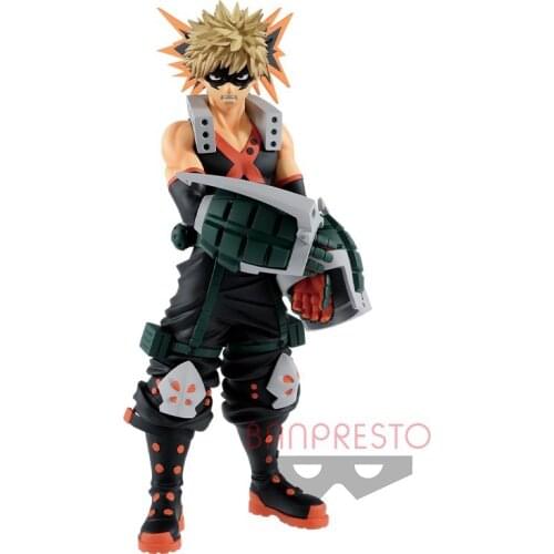 In Stock Original Banpresto Age Of Heroes AOH Bakugou Katsuki Collection Figure My Hero Academia Anime Brinquedos Anime Figurals